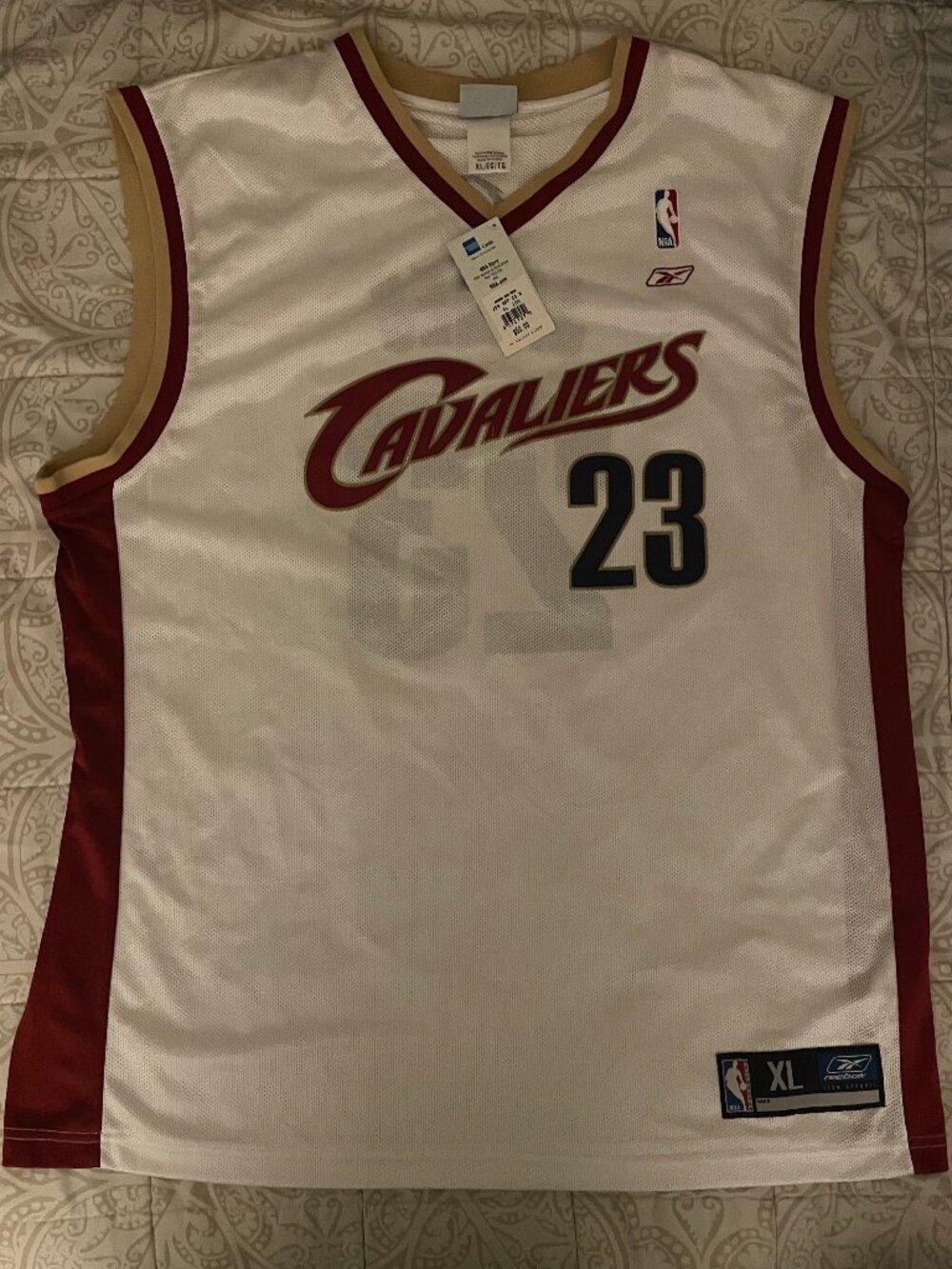 Lebron James Original Cavaliers Aramark Gund Arena Rookie Jersey